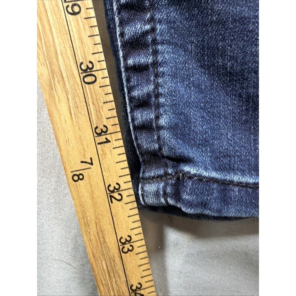 Womens 14 Bootcut Jeans Seven7 Dark Blue Tummyless High Rise Stretch Denim - Picture 7 of 14